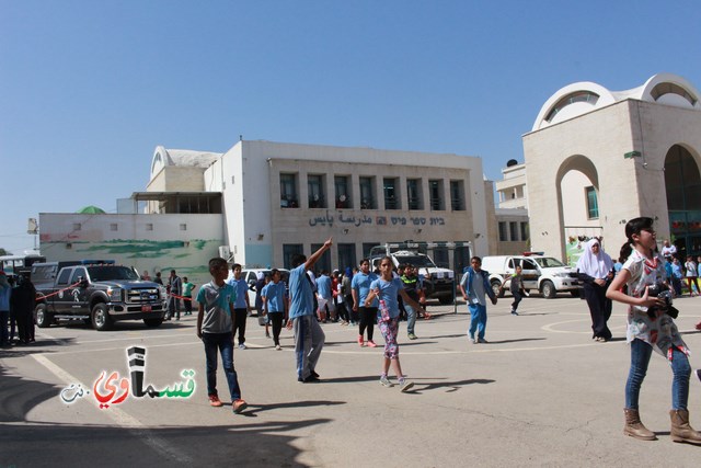 كفرقاسم – فيديو: طلاب مدرسة الزهراء في يوم ارشادي توعوي للأمان بمشاركة الشرطة الجماهيرية ومركز بقاء الطبي 